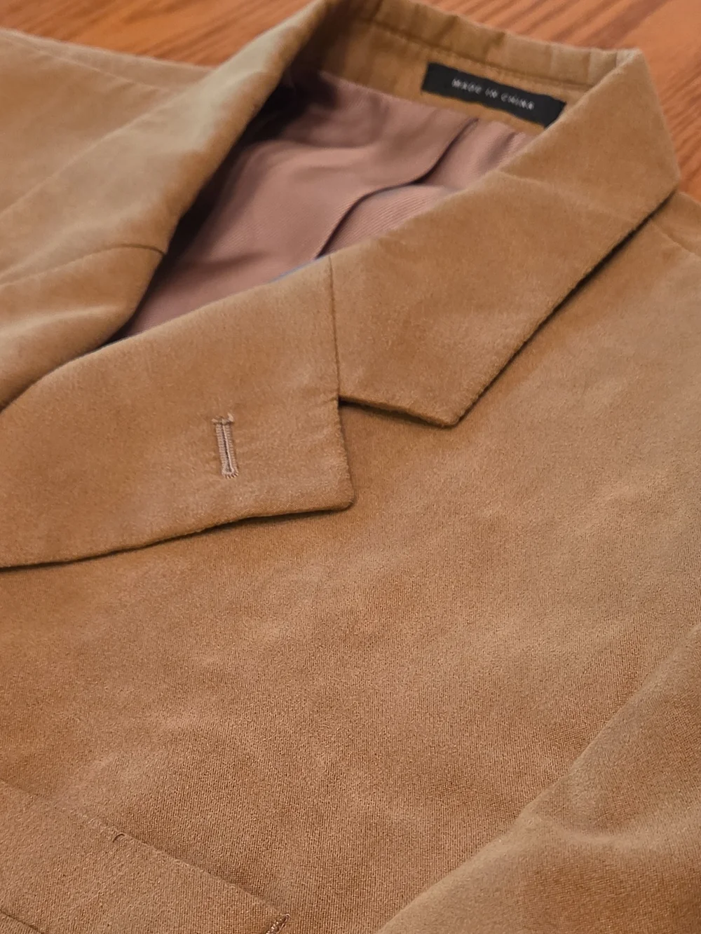 Alfani Men's Suede Sport Coat in Tan